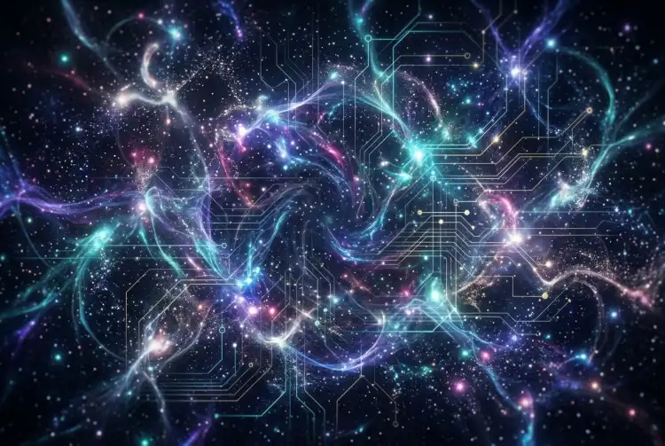 Is Empty Space a Quantum Computer?