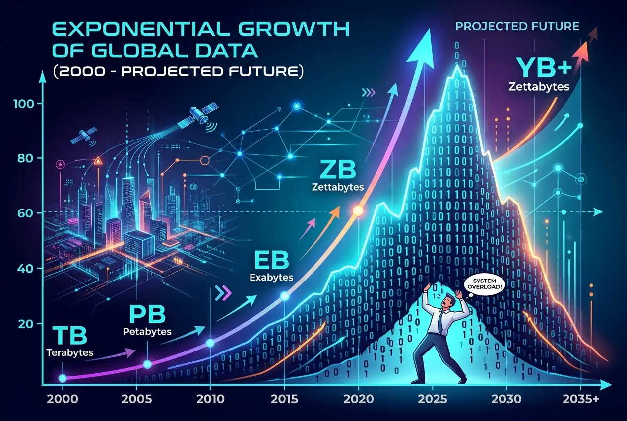 Visual explanation of Can Extreme Matter Store Humanity's Data?