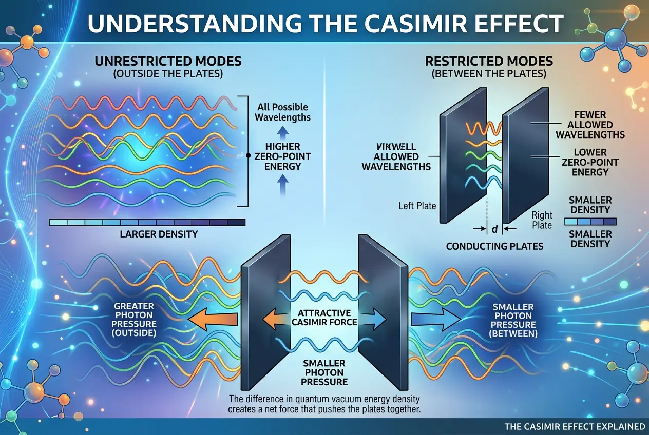 Visual explanation of Zero-Point Energy: Is Space a Hidden Powerhouse?