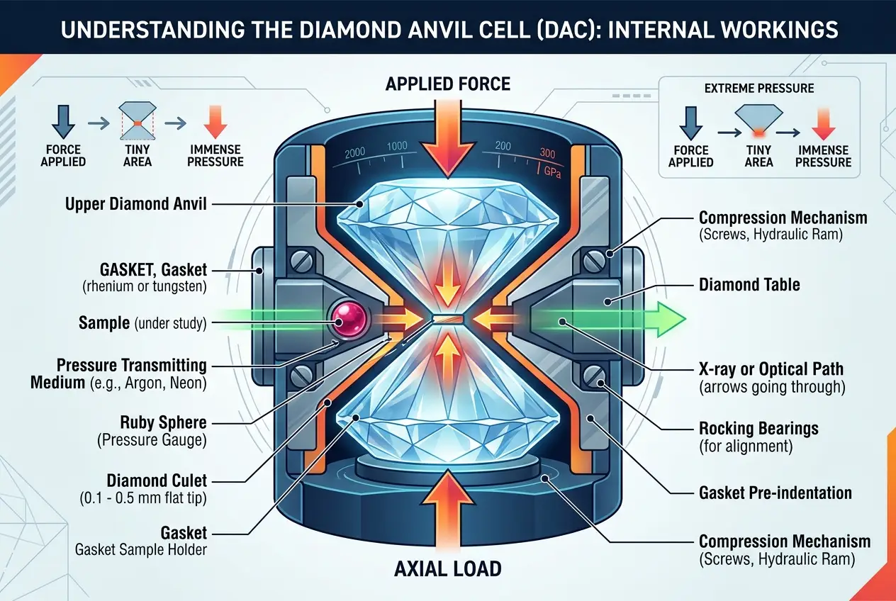 Visual explanation of Could Pressure Forge Unseen Materials for Future Tech?