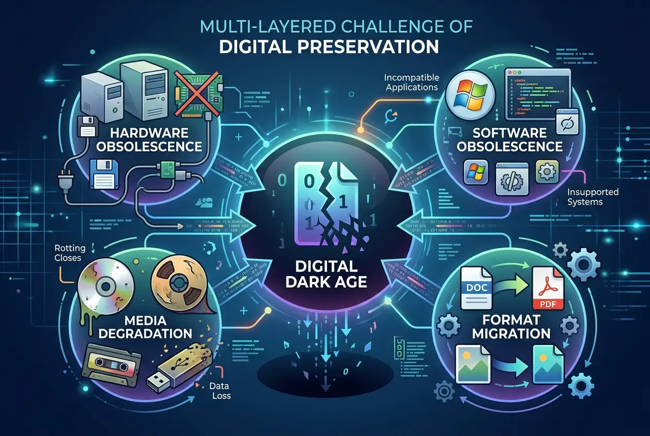 Visual explanation of Our Digital Legacy: Can Data Survive a 'Dark Age'?