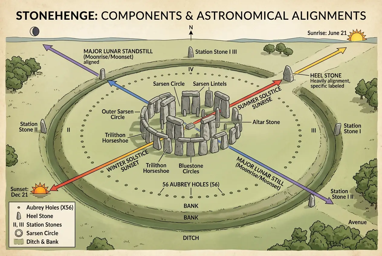 Visual explanation of Did Ancient Sites Encode Cosmic Algorithms?
