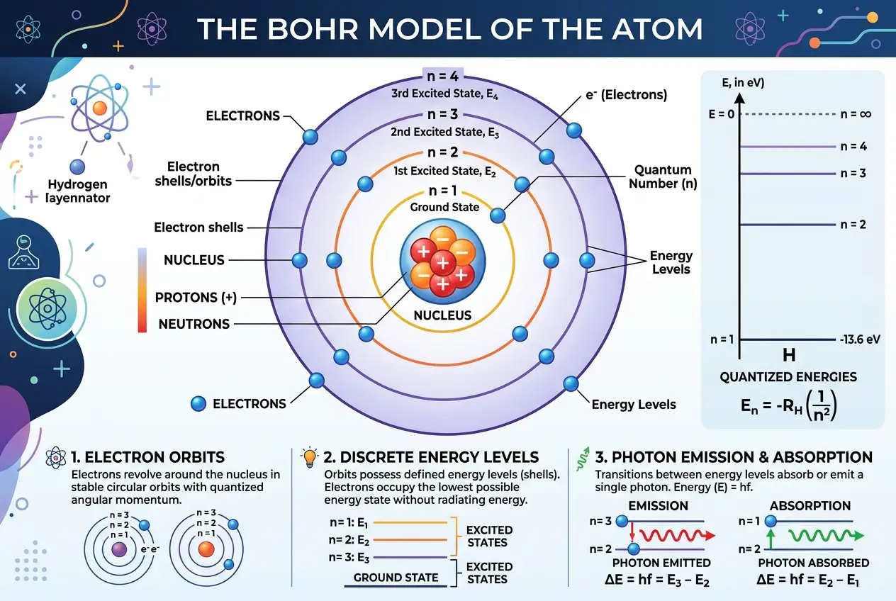 Visual explanation of Niels Bohr: The Architect of Quantum Reality