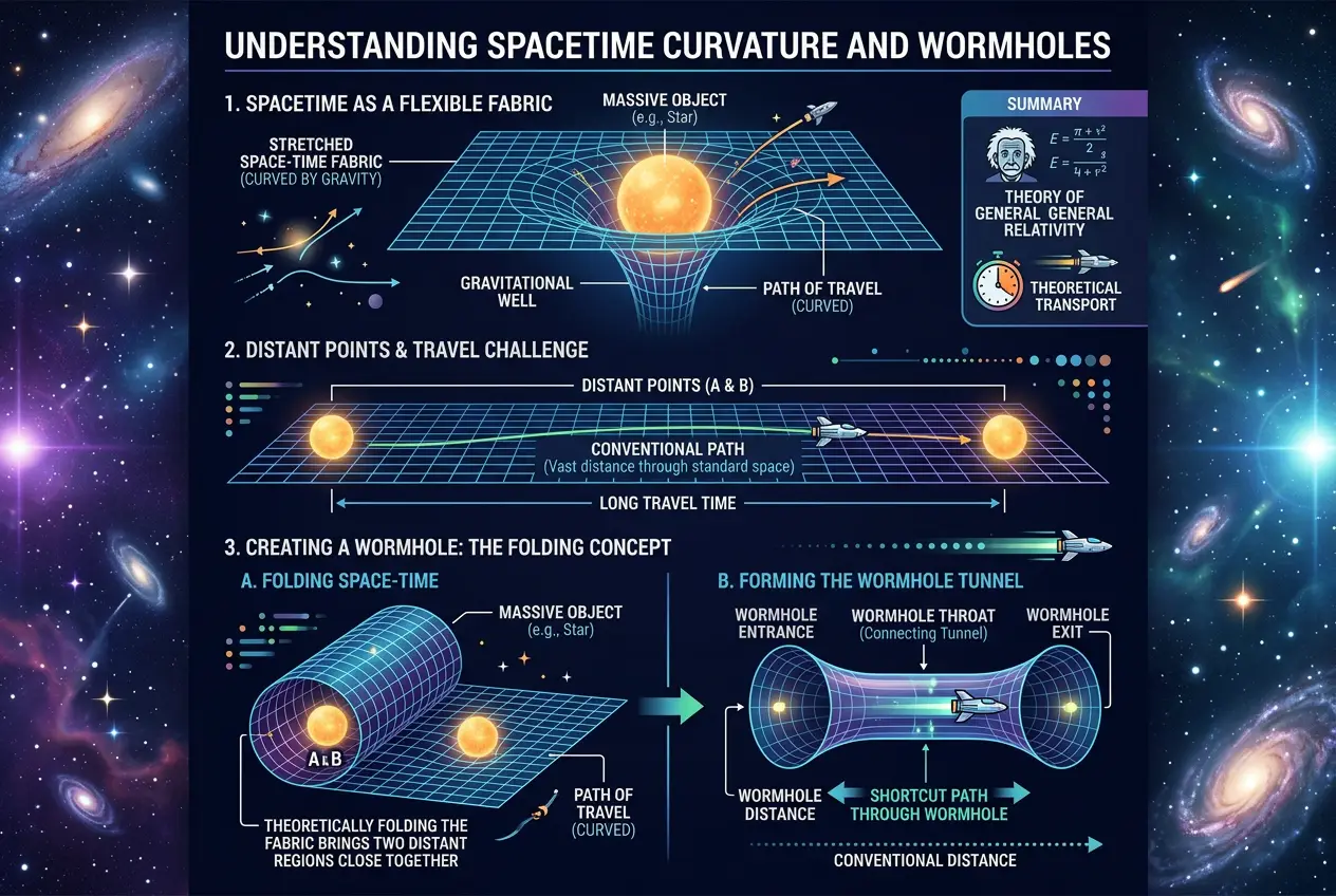 Visual explanation of Do Wormholes Link Universes? The Science Unveiled