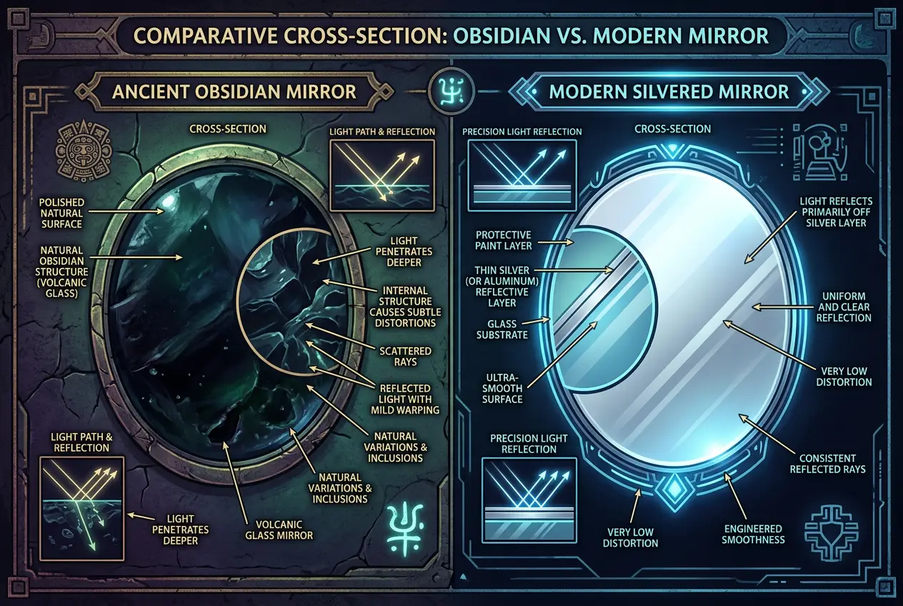 Visual explanation of Could Obsidian Mirrors Decode Ancient Skies?