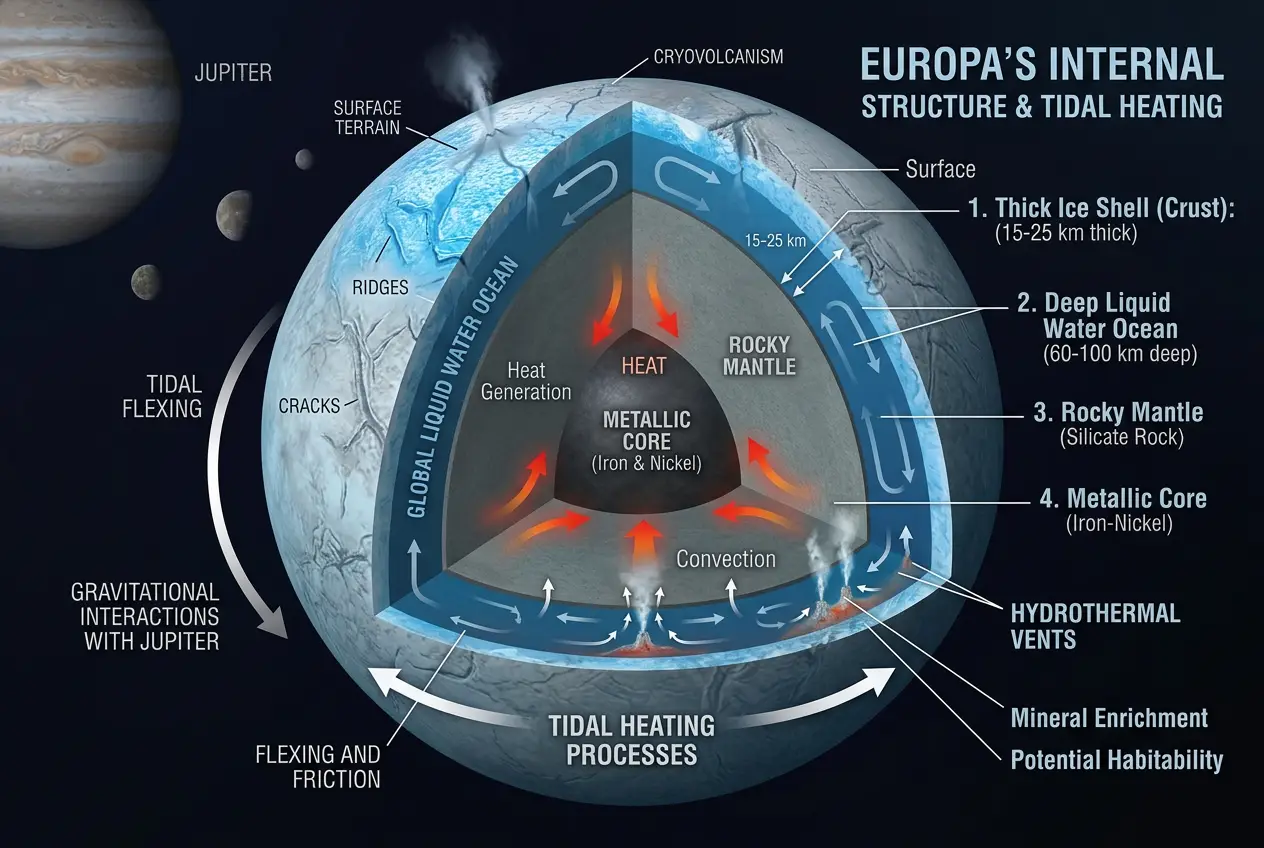 Visual explanation of Is Europa's Ocean Hiding Alien Life? Decoding Icy Moons