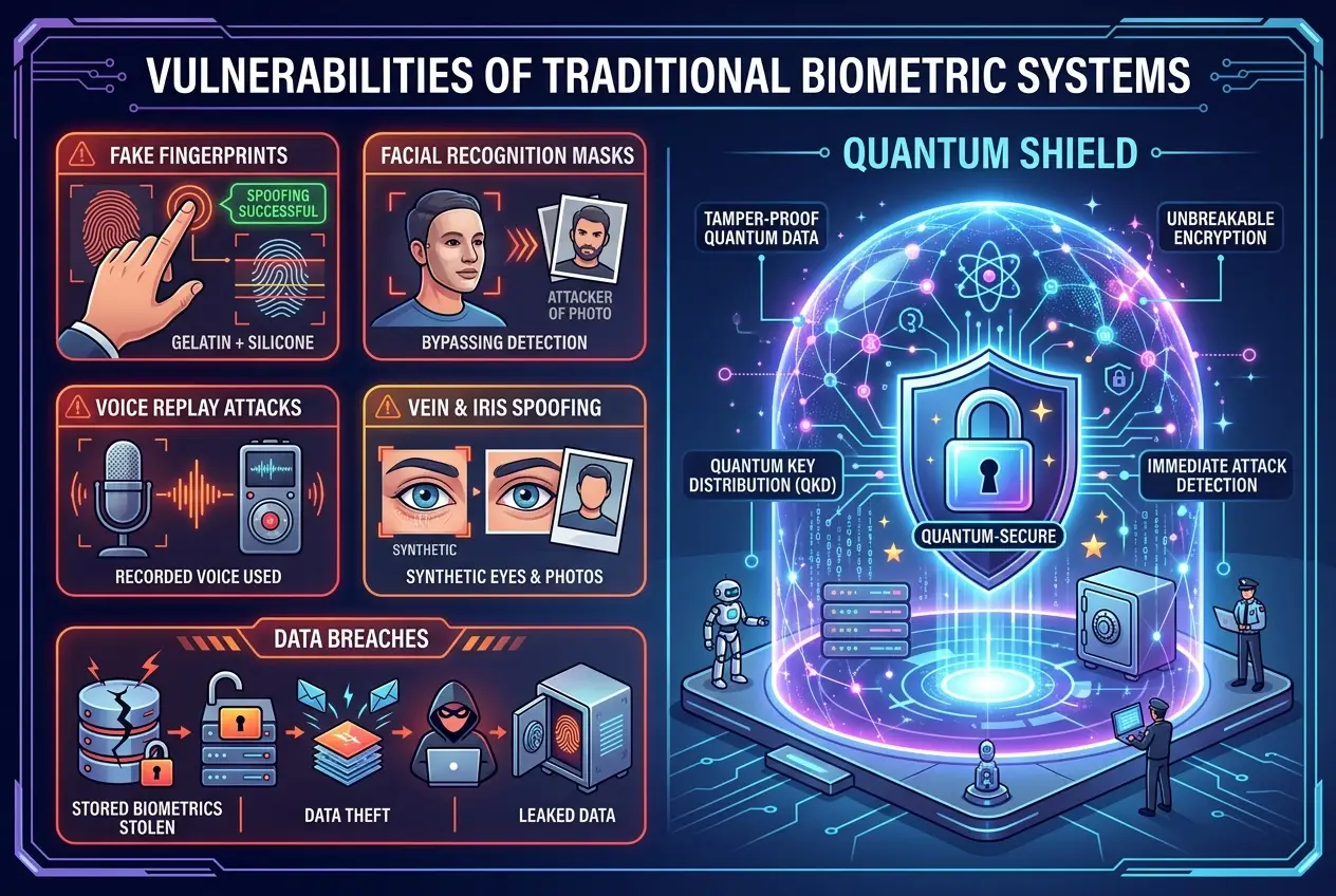 Visual explanation of Can Quantum Biometrics Unlock Unhackable Security?