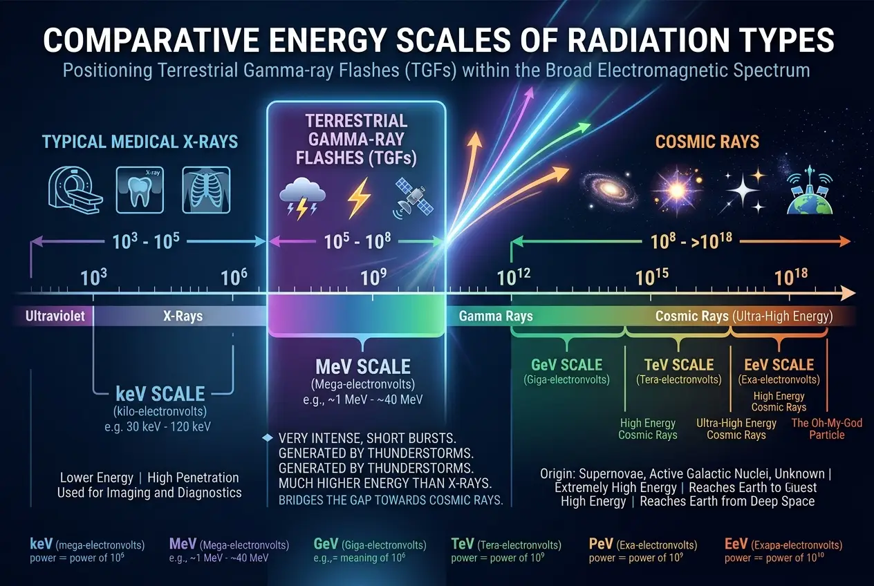 Visual explanation of Terrestrial Gamma-Ray Flashes: Can Earth's Storms Spawn Cosmic Rays?