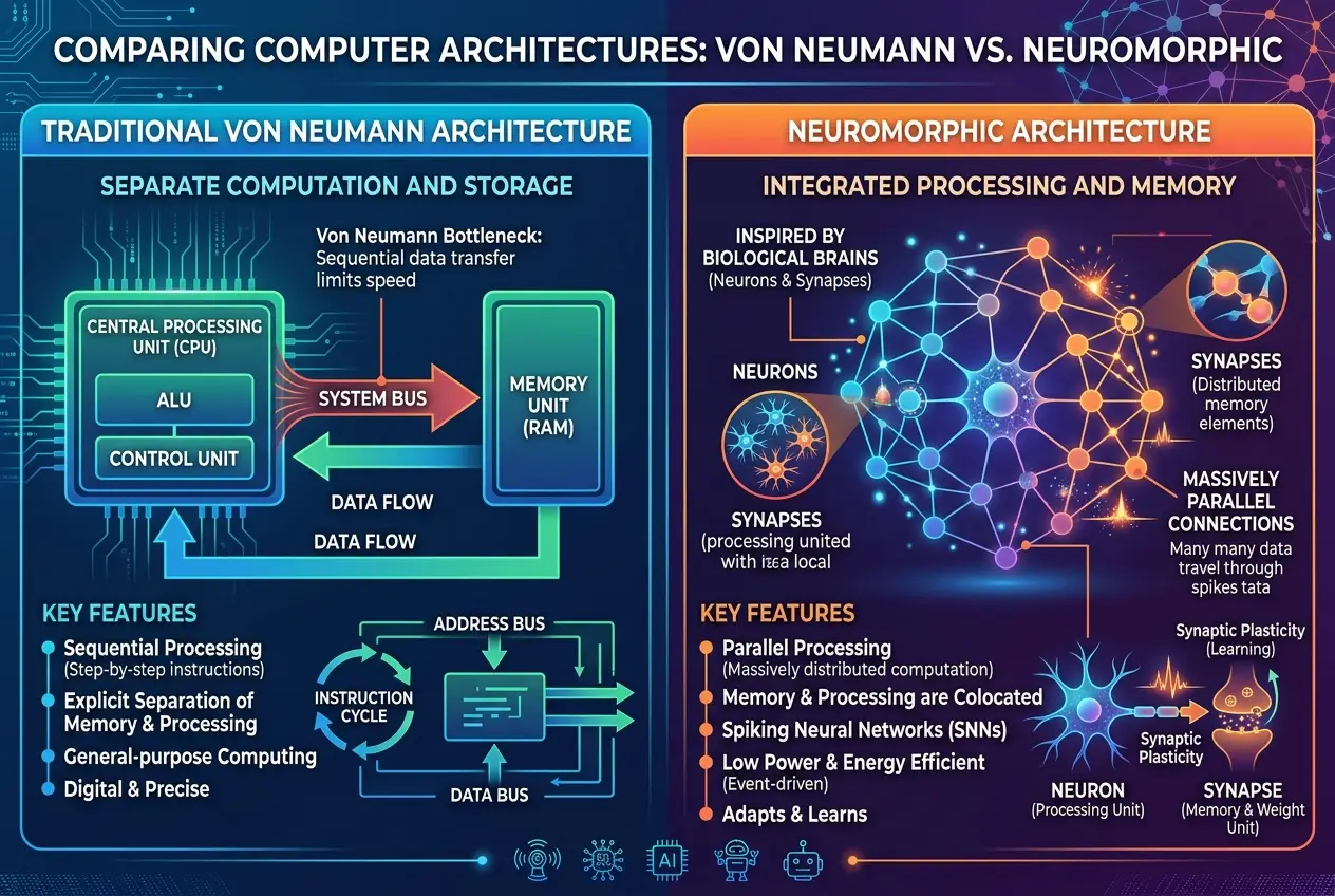 Visual explanation of Can Brain-Like Chips Create True AI?