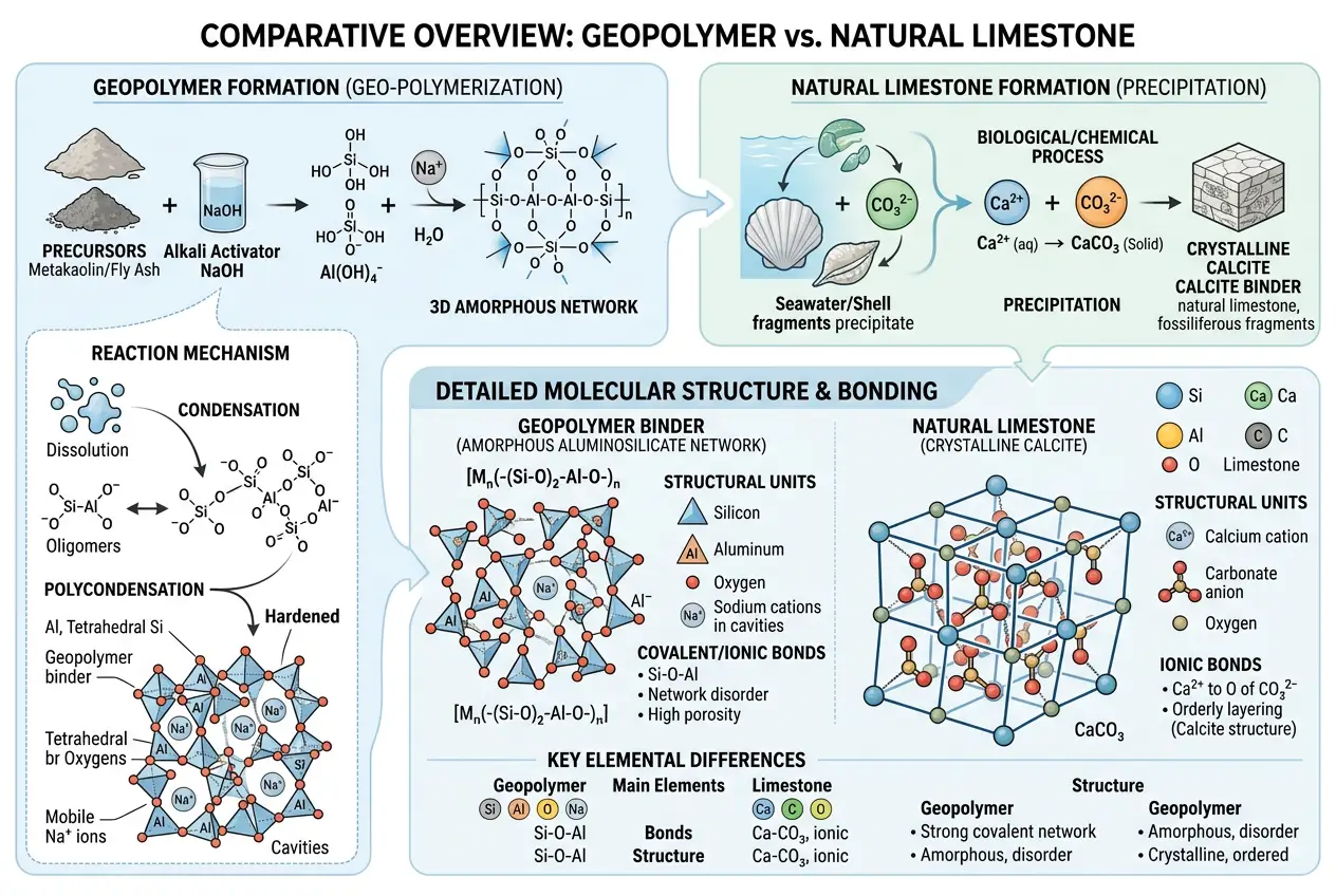 Visual explanation of Ancient Geopolymer Tech: Did Lost Concrete Build Pyramids?