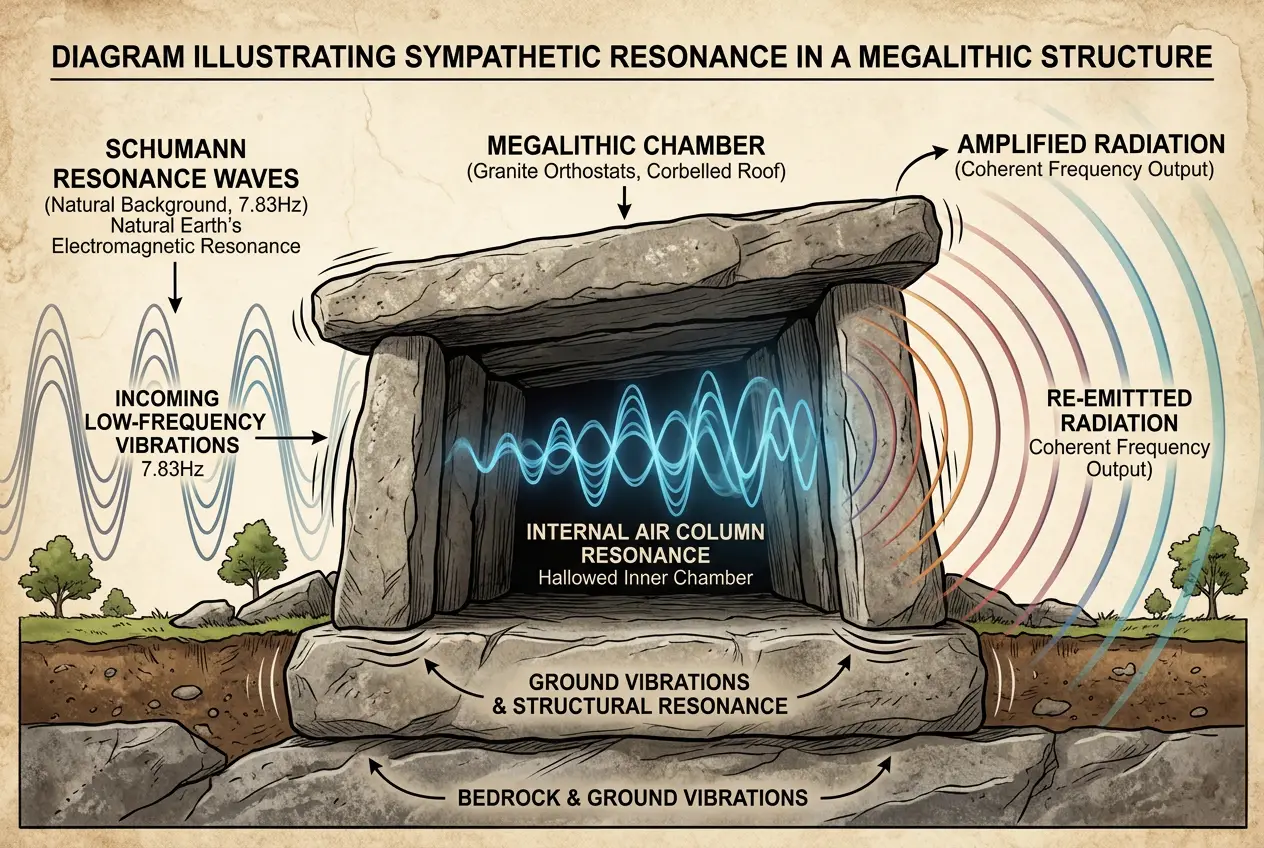 Visual explanation of Did Ancient Structures Resonate with Earth's Frequencies?