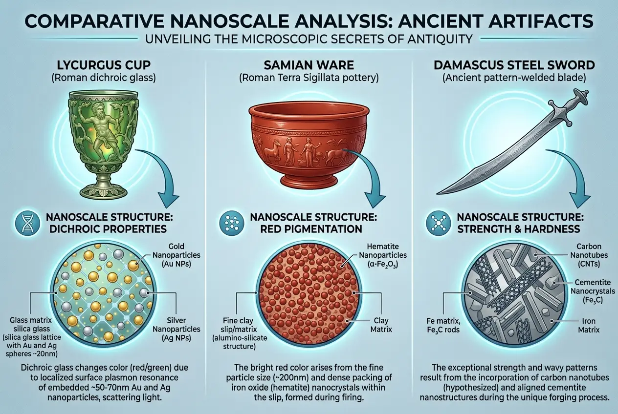 Visual explanation of Did Roman Glassmakers Use Nanoparticles?