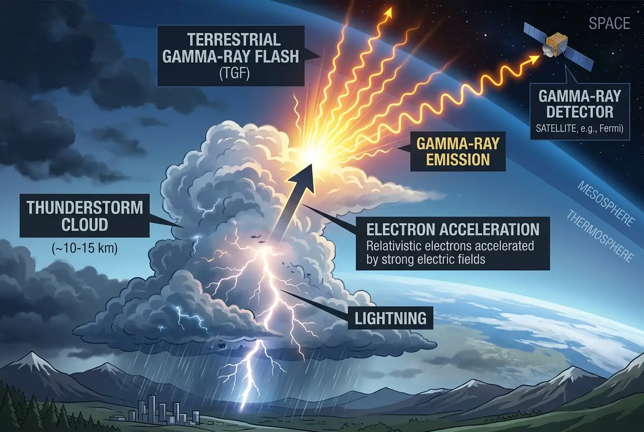 Visual explanation of Terrestrial Gamma-Ray Flashes: Can Earth's Storms Spawn Cosmic Rays?