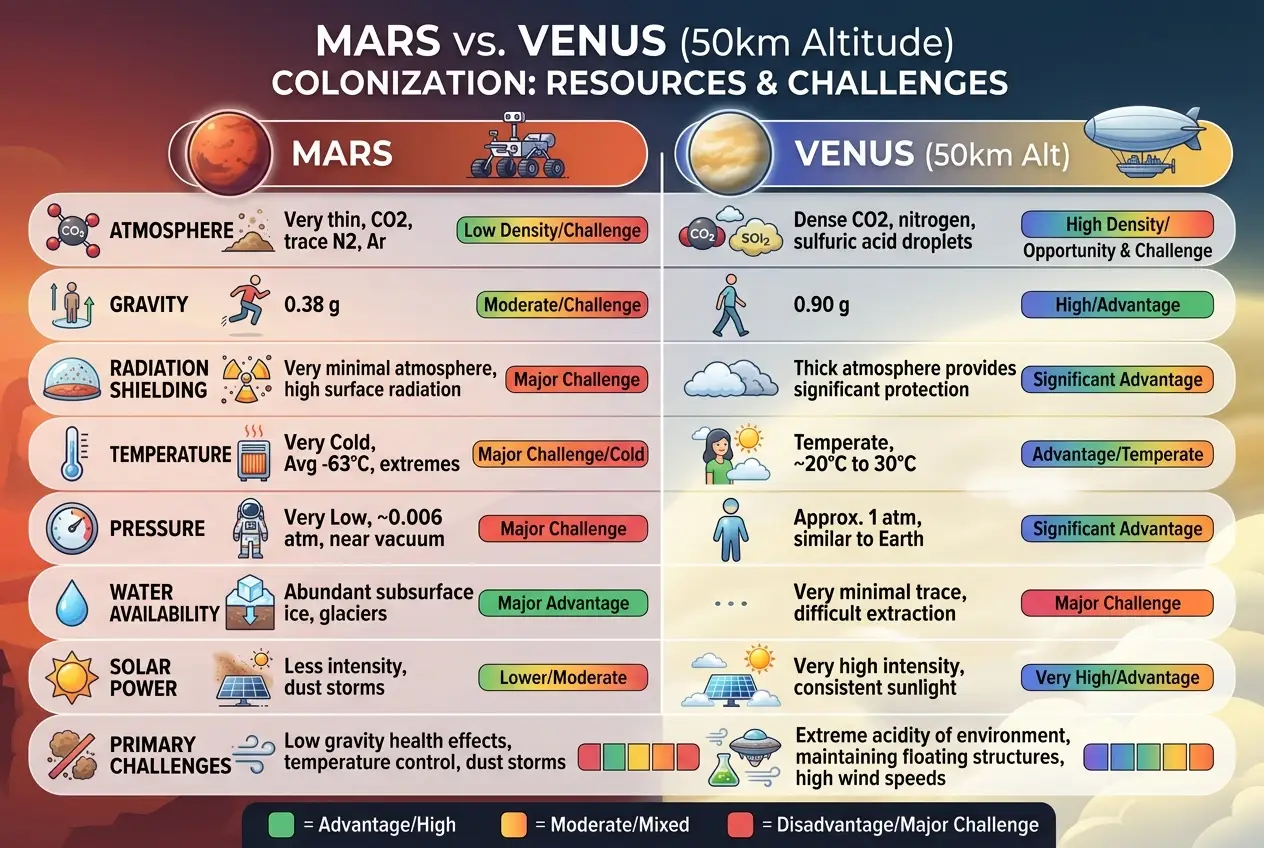 Visual explanation of Cities in Venus's Clouds: Our Next Frontier?
