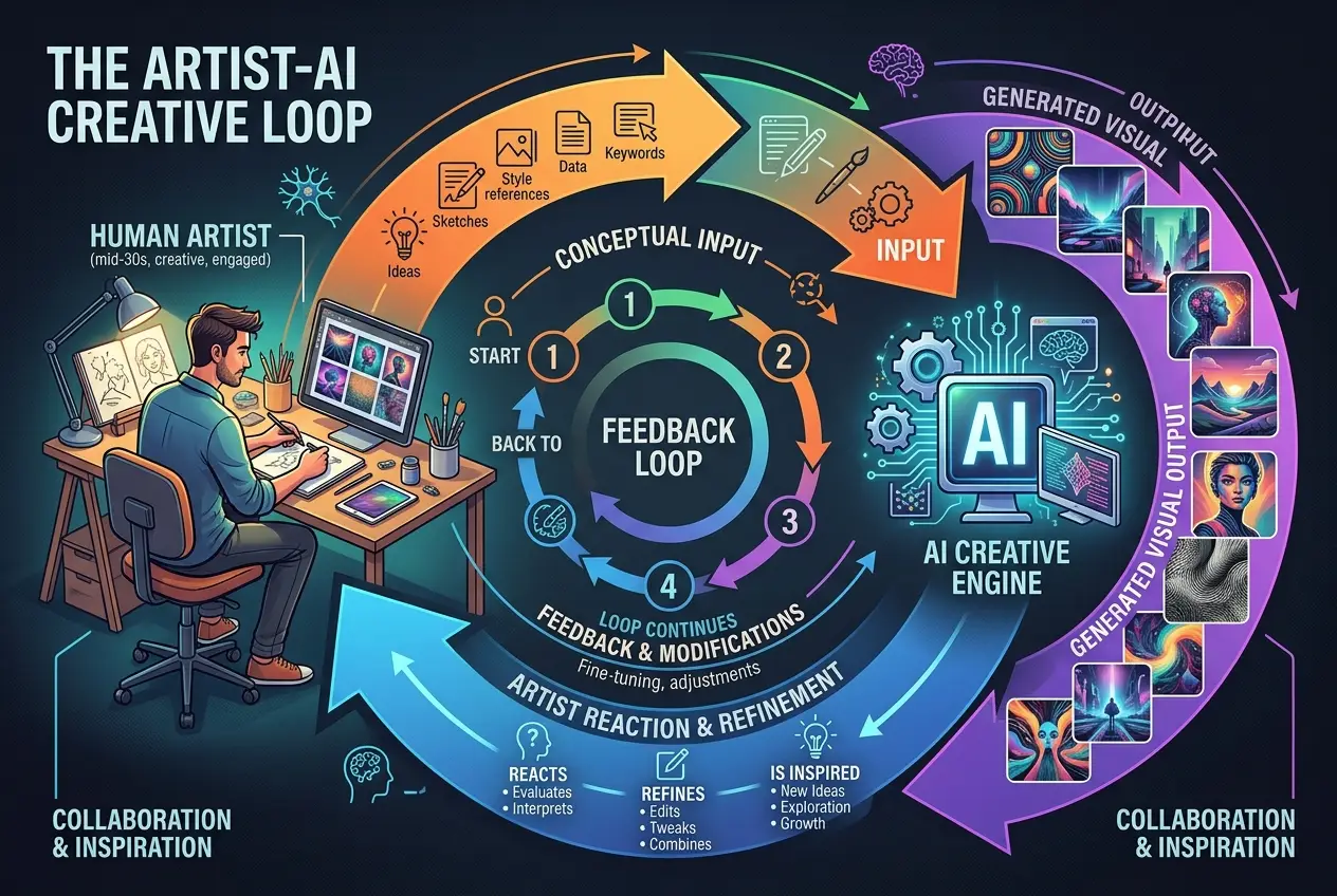 Visual explanation of Is AI Crafting Art That Challenges Our Definition of Originality?