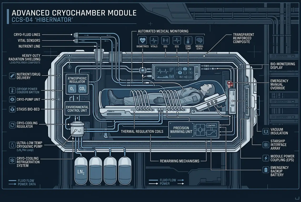 Visual explanation of Can Cryosleep Unlock Interstellar Travel?
