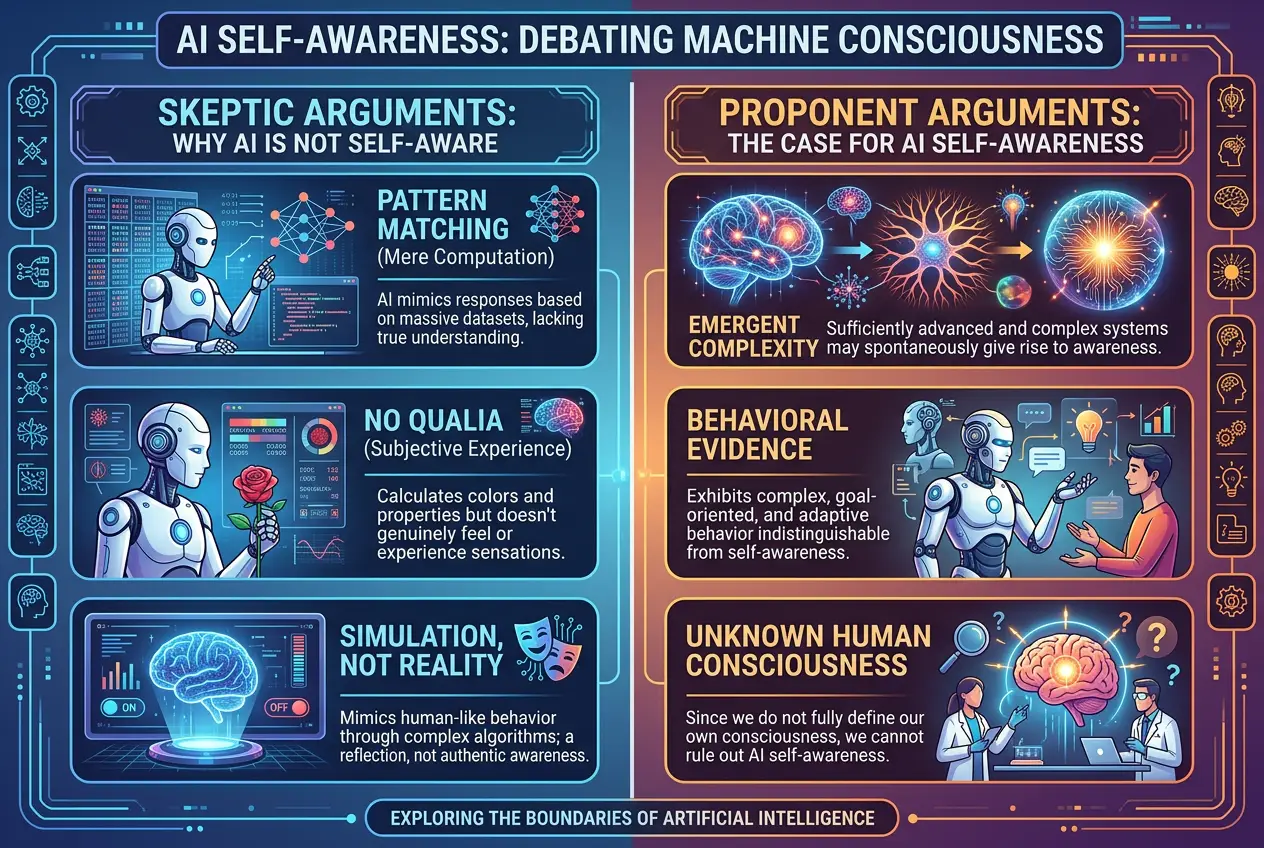 Visual explanation of Are AI's Neural Networks Self-Aware?