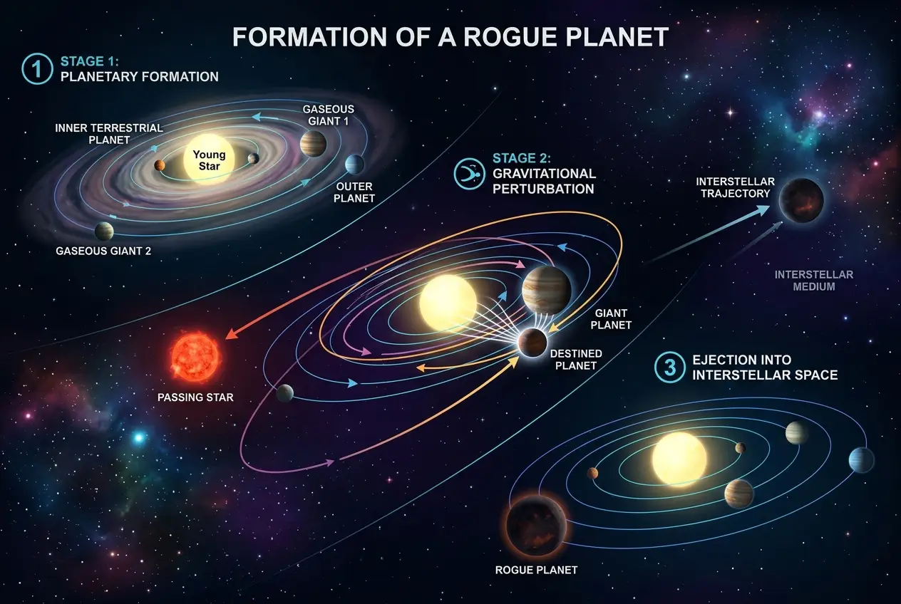 Visual explanation of Do Rogue Planets Hide Oceans of Alien Life?