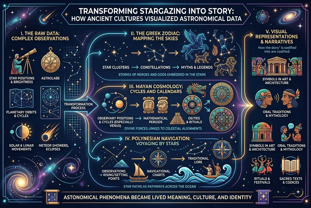 Visual explanation of Do Ancient Myths Encode Advanced Cosmic Data?