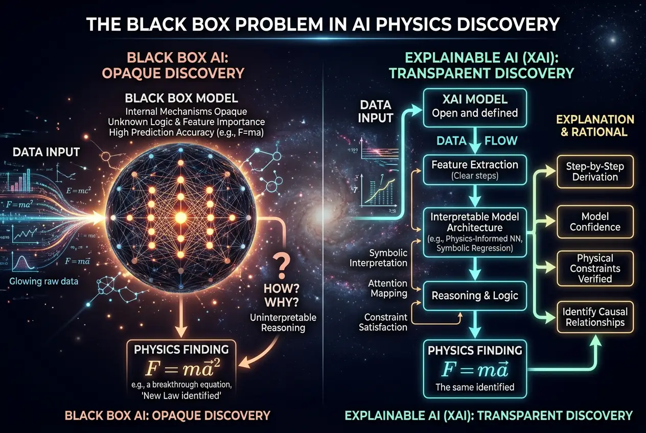Visual explanation of Can AI Uncover Physics' Hidden Laws?