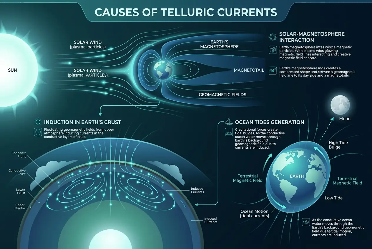 Visual explanation of Did Ancients Tap Earth's Hidden Electric Currents?