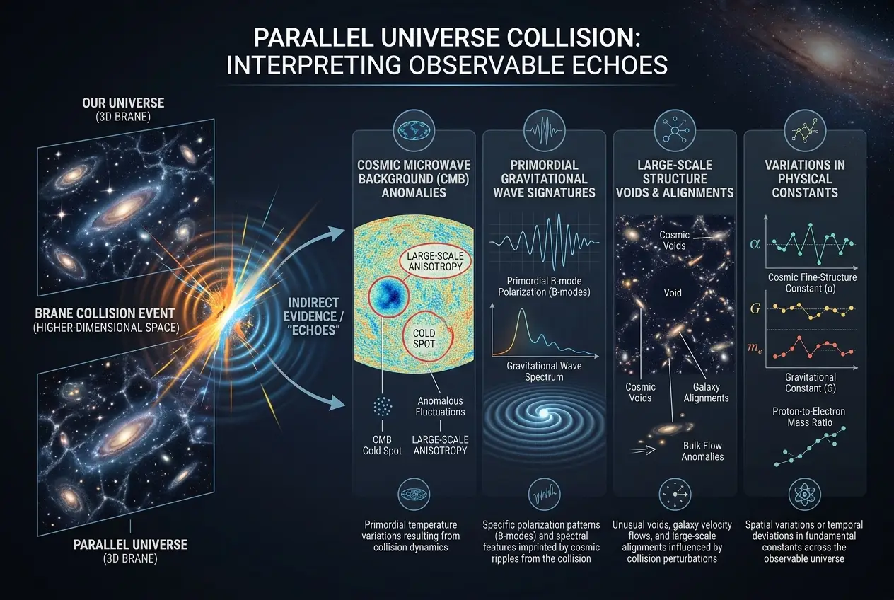 Visual explanation of Are Parallel Universes Colliding? Decoding Cosmic Echoes