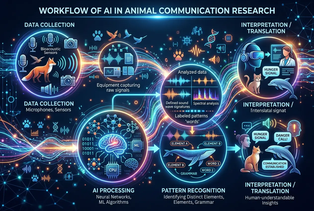 Visual explanation of Can AI Unlock Animal Tongues? The Future of Interspecies Talk