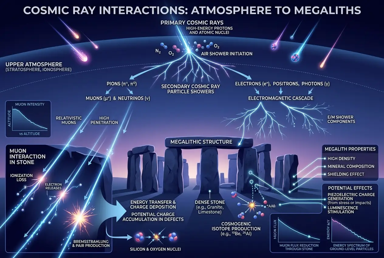 Visual explanation of Megalithic Tech: Did Ancients Sense Cosmic Rays?