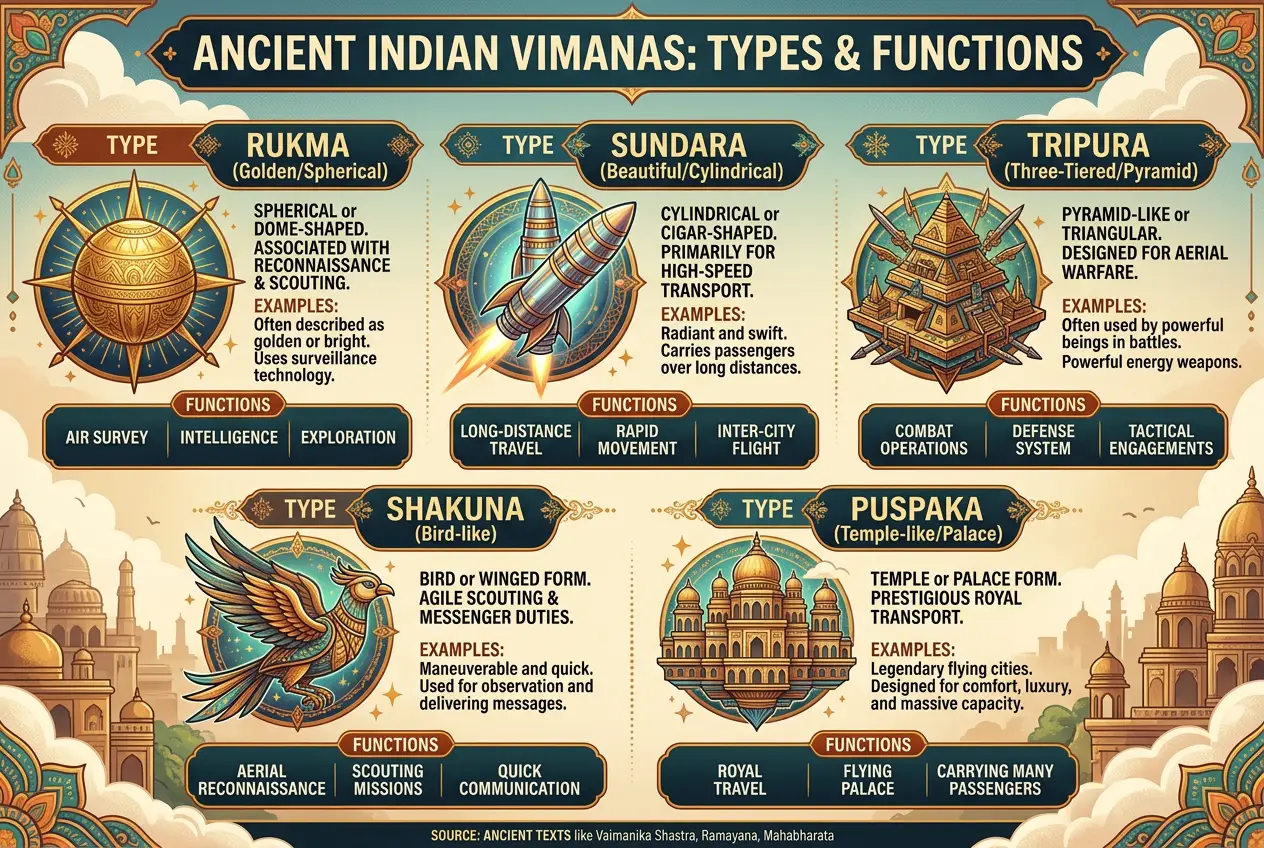 Visual explanation of Vimana: Did Ancient India Invent Flying Machines?