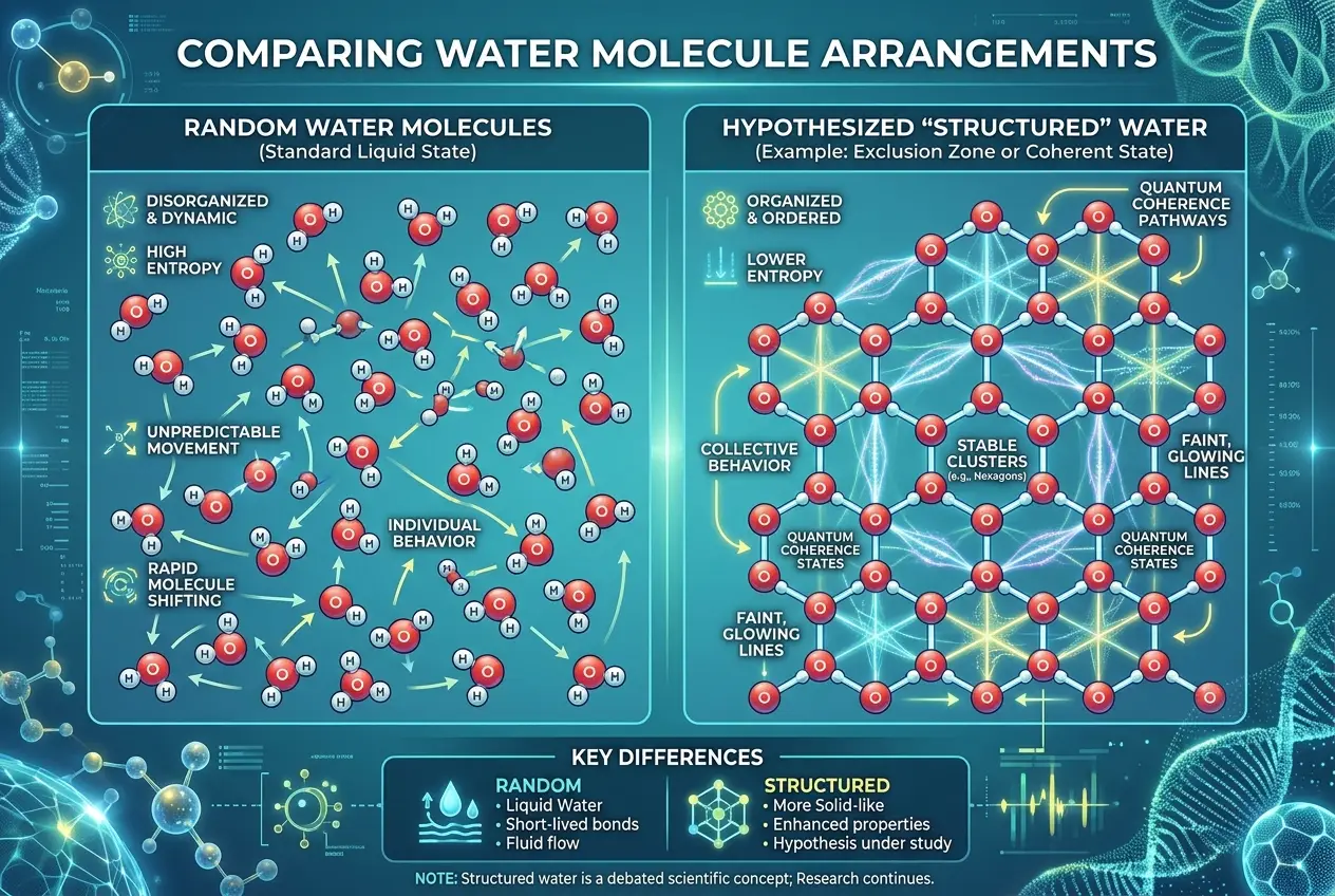 Visual explanation of Can Water Remember? Unpacking Its Quantum Secrets