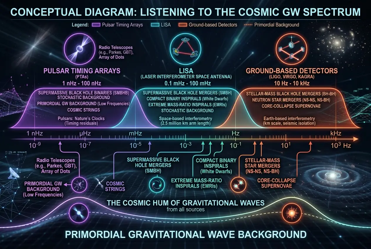 Visual explanation of Cosmic Dawn's Echo: Does a Primordial Hum Still Resonate?