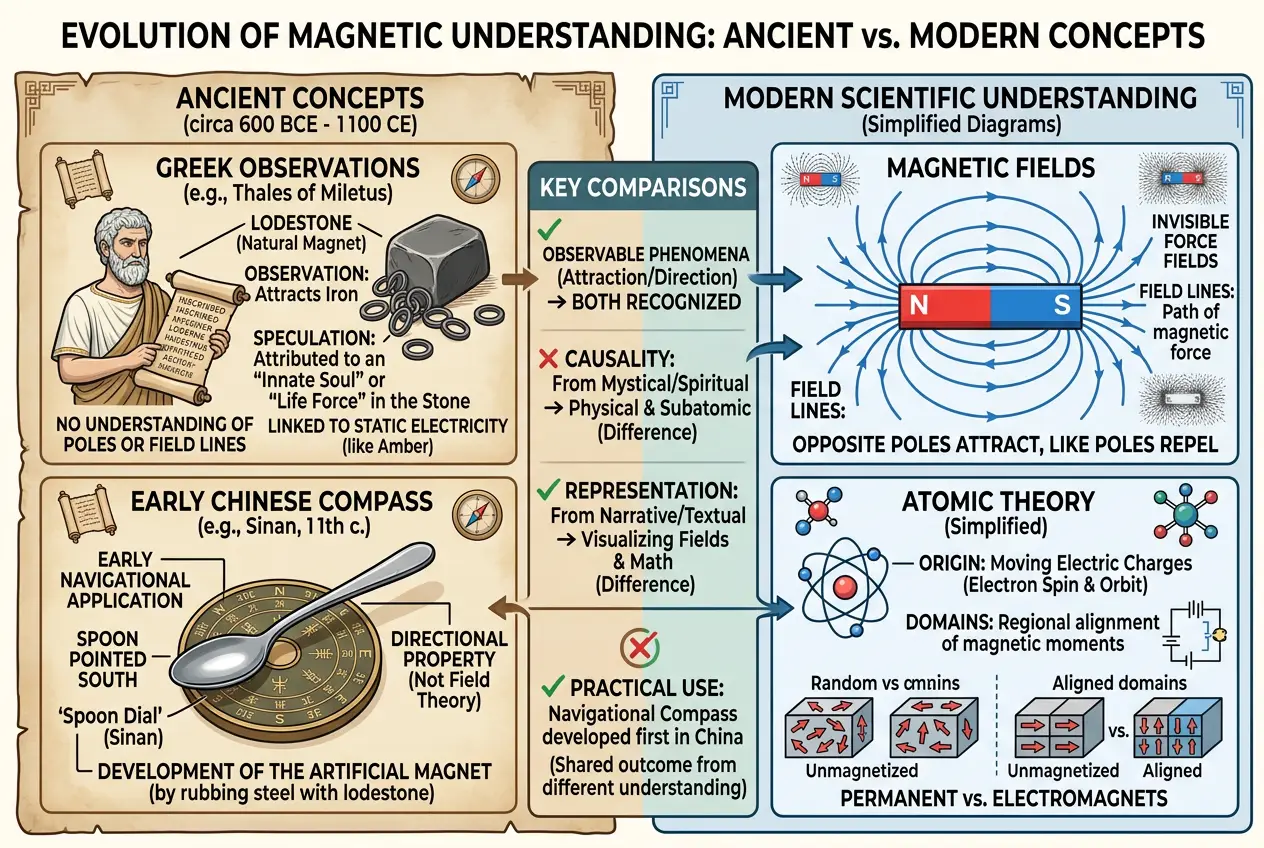 Visual explanation of Did Ancient Cultures Master Magnetic Tech?