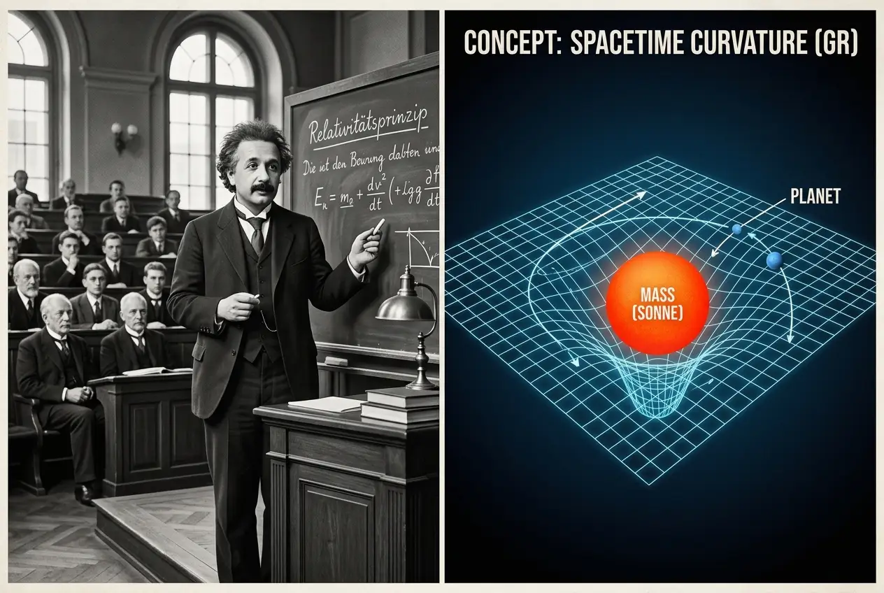 Visual explanation of Albert Einstein: The Mind Who Rewrote Reality