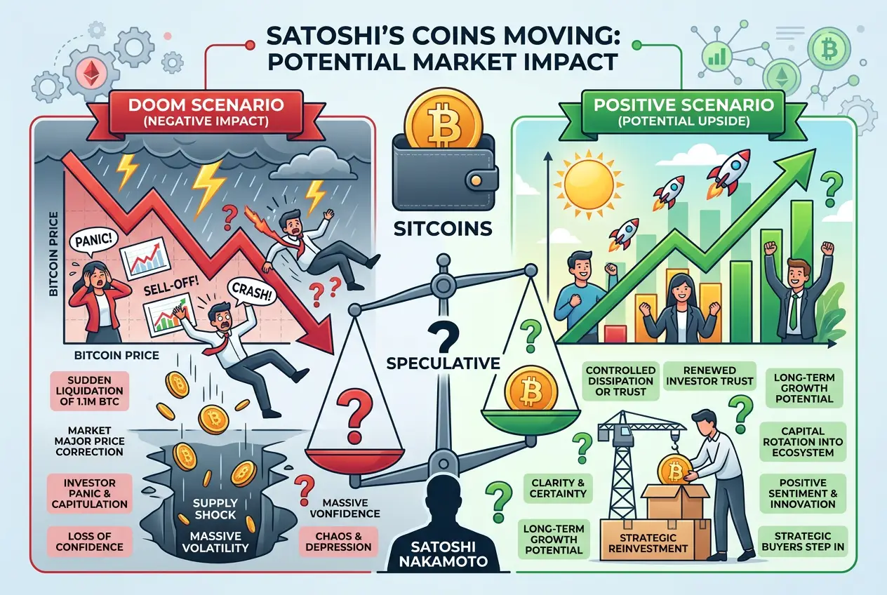 Visual explanation of Why Satoshi's B Bitcoin Fortune Sits Untouched