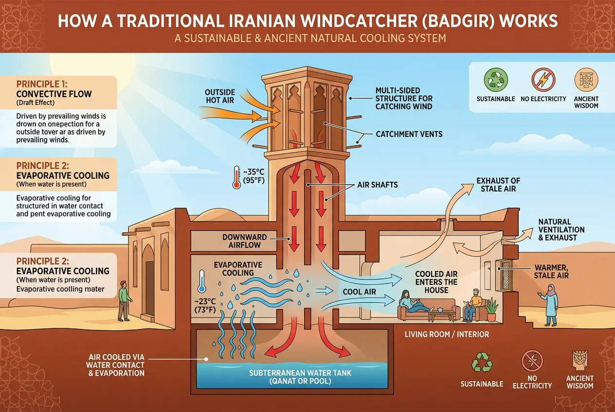 Visual explanation of Living Architecture: Did Ancient Buildings Breathe?
