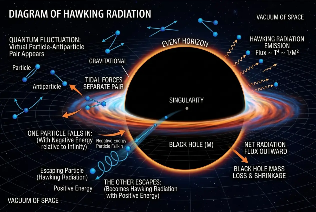Visual explanation of Stephen Hawking: A Mind Beyond Gravity's Reach