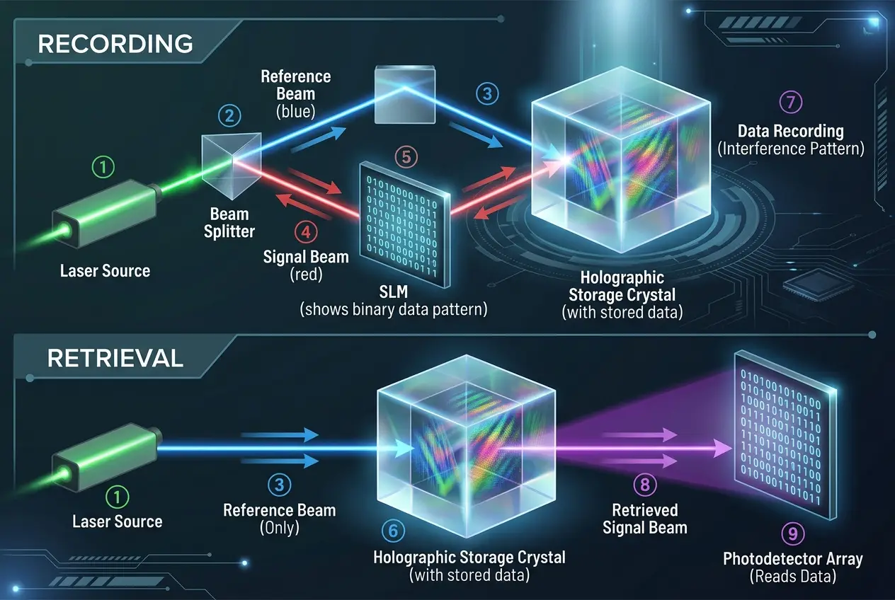 Visual explanation of Can We Store Worlds in a Single Photon? Light's Data Secret