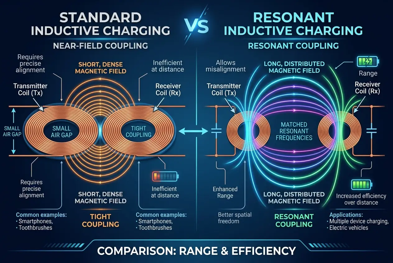 Visual explanation of Wireless Charging: How Your Gadgets Get Power Without Wires