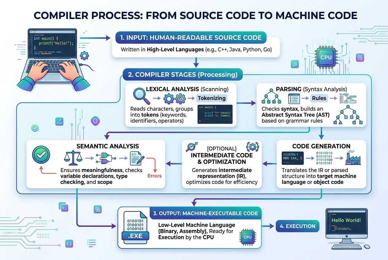Visual explanation of Grace Hopper: The Visionary Who Taught Computers to Speak English