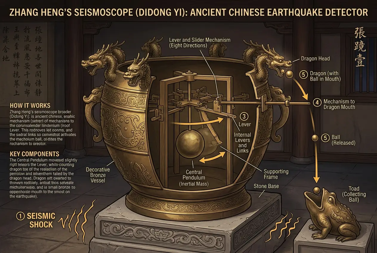 Visual explanation of Did Ancient Civilizations Build Earthquake Predictors? The Lost Tech