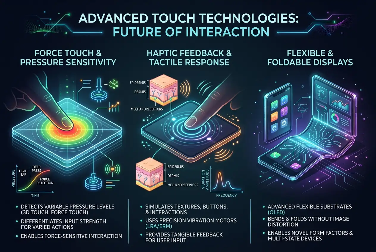 Visual explanation of How Do Touchscreens Really Sense Your Finger?