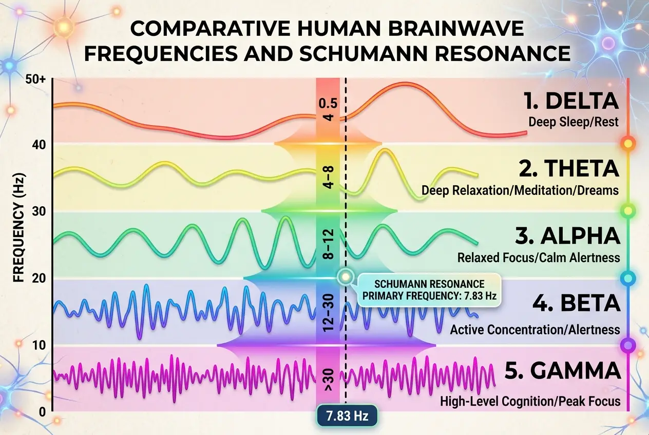 Visual explanation of Does Earth's Pulse Shape Our Reality?