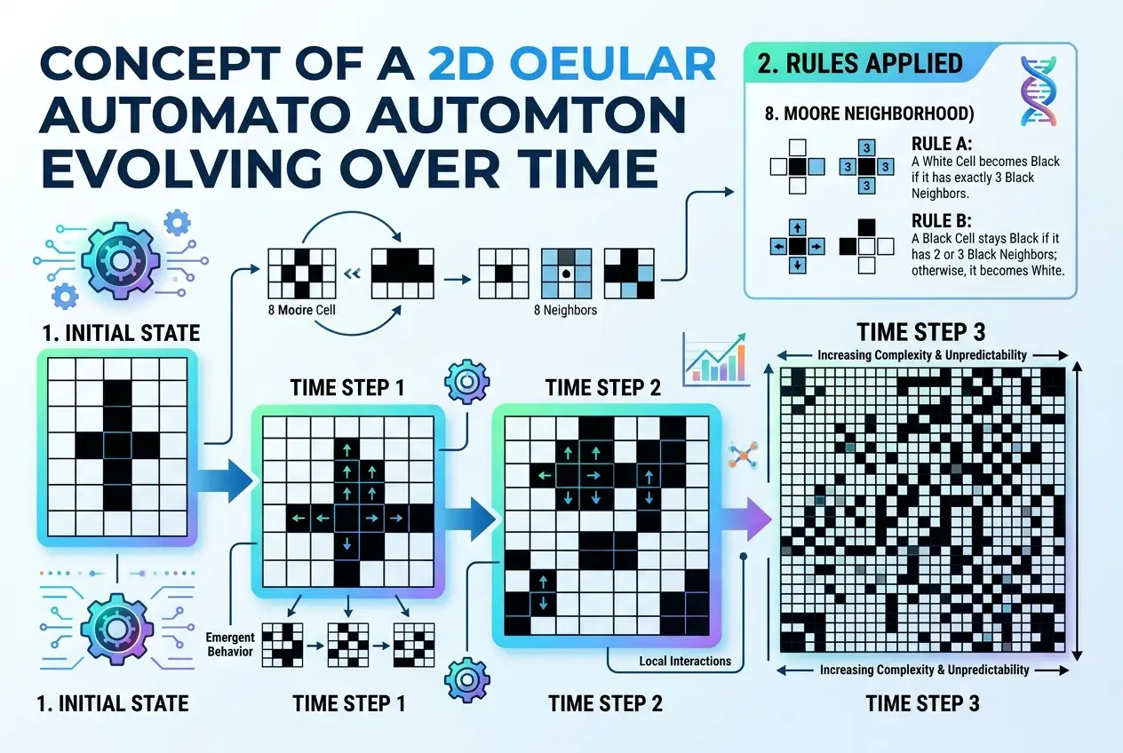 Visual explanation of Is the Universe Self-Programming? Decoding Cosmic Algorithms