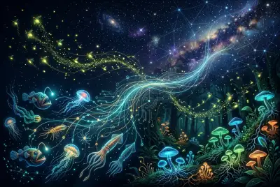 Can Living Light Encode Cosmic Data?