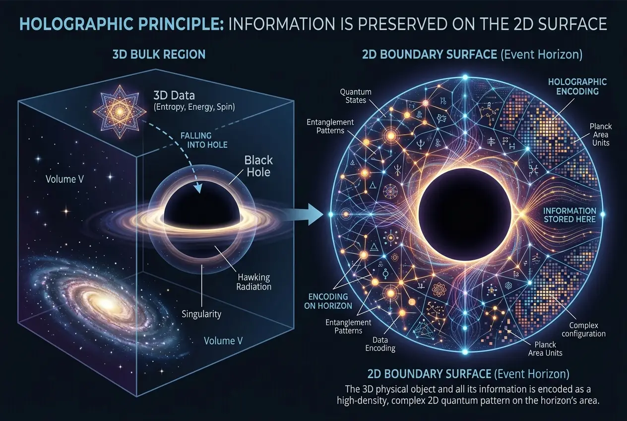Visual explanation of Do Black Holes Erase Cosmic Memory?