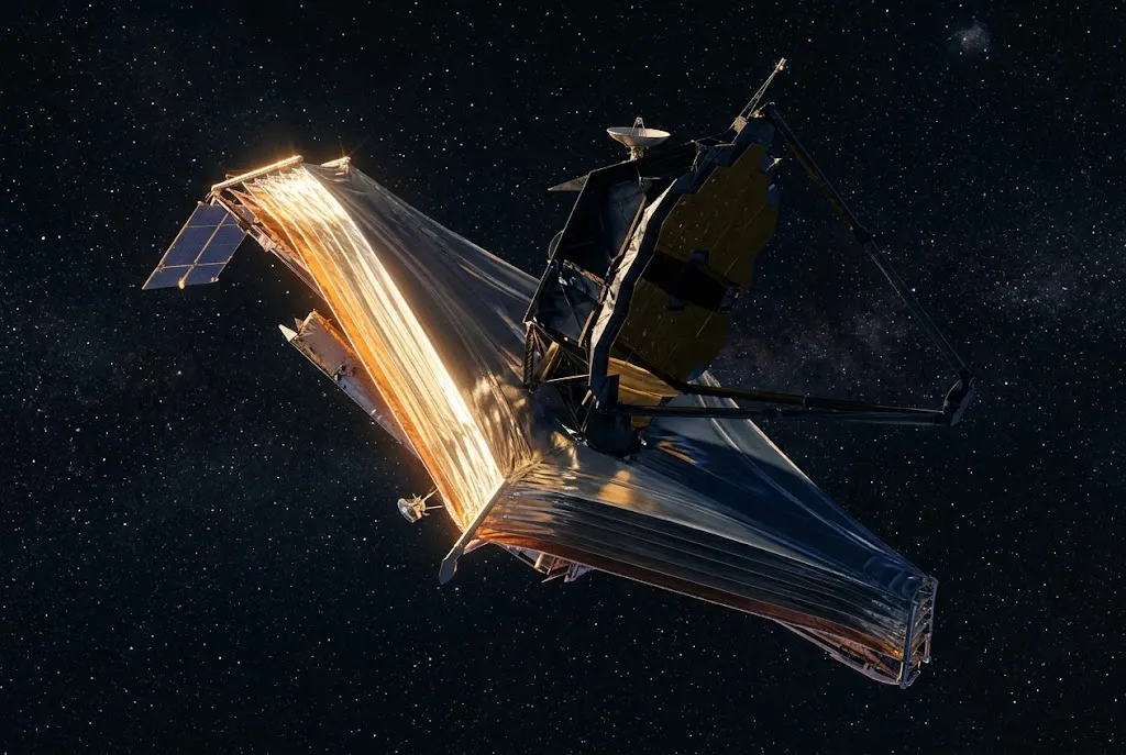 How Does James Webb Stay Cold? The JWST Sunshield Physics